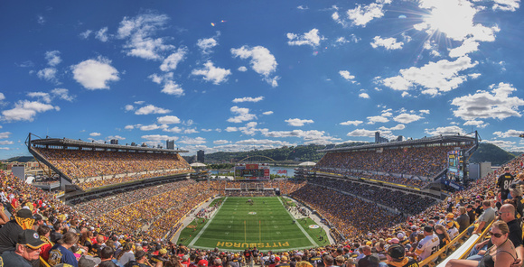Panorama of Heinz Field during the home opener