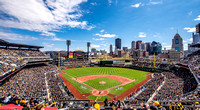 The first pitch of the year for the Pittsburgh Pirates on Opening Day 2016 in Pittsburgh