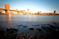 Brooklyn Bridge park at dawn