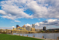 A sunny day from the North Shore of Pittsburgh