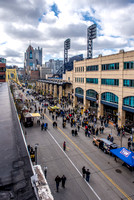 A rooftop view of Federal Street during Opening Day 2016