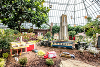 Phipps Conservatory in Pittsburgh - Winter 2016 Light Show and Train Display - 006