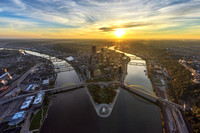 Aerial views of Pittsburgh