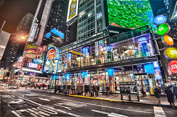 M&M Store Times Sqaure HDR