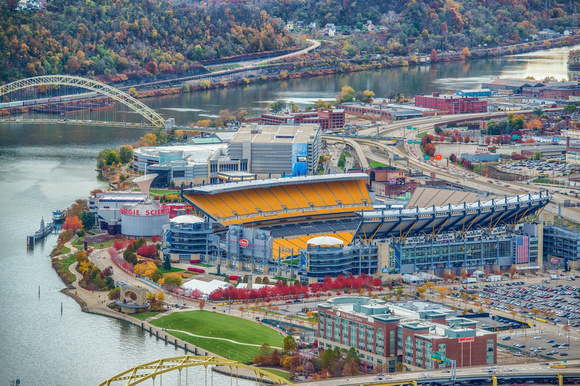 Heinz Field in downtown Pittsburgh HDR