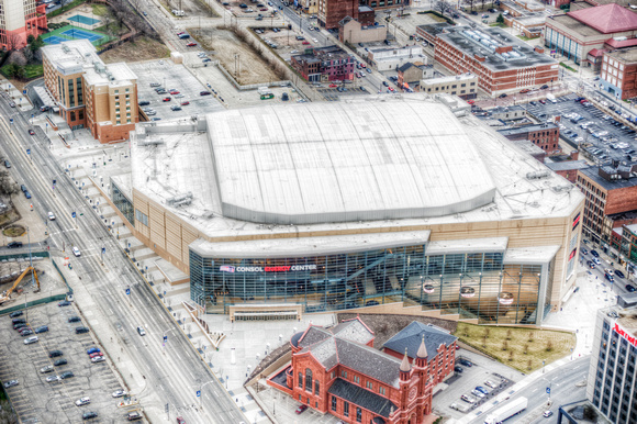 CONSOL Energy Center from the top of the Steel Building HDR