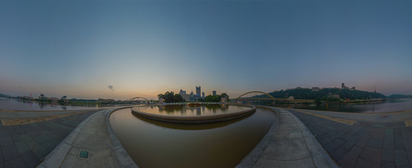 Panorama of the Point in Pittsburgh