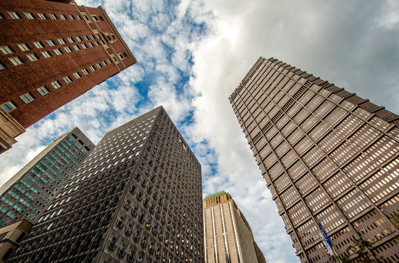 Rising tall in downtown Pittsburgh HDR
