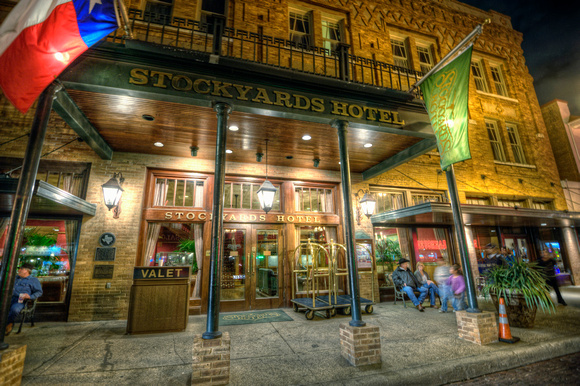 Stockyards Hotel in the Ft. Worth Stockyards HDR