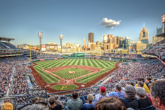 PNC Park during game HDR