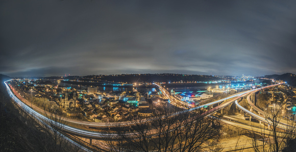 Panorama of Pittsburgh and Sharpsburg