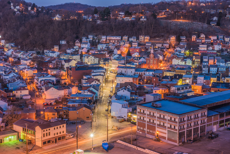 Dave DiCello Photography | Neighborhoods | Etna before dawn in Pittsburgh