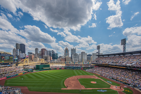 A beautiful day for the Pittsburgh PIrates Opening Day at PNC Park