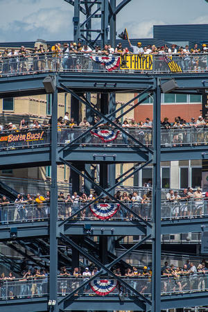 A packed rotunda at PNC Park on Opening Day