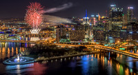 Fireworks light up the night over Pittsburgh