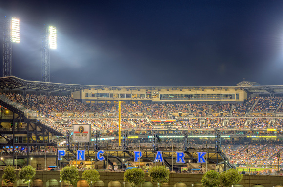 A packed PNC Park during a Pirates game HDR