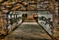 Inside Kier Tunnel in downtown Pittsburgh HDR