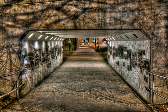Inside Kier Tunnel in downtown Pittsburgh HDR