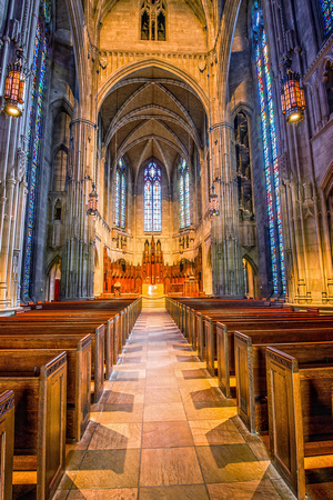 Heinz Chapel on the Pitt campus HDR