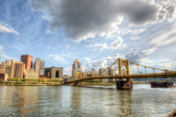 Beautiful day in Pittsburgh on the North Shore HDR