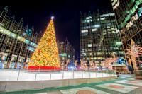 The Christmas Tree at One PPG Place in Pittsburgh HDR