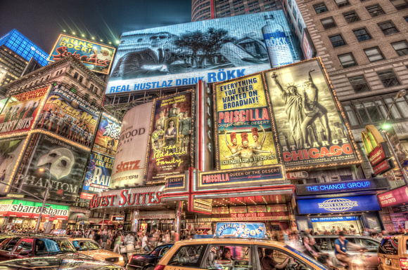 Billboard in Times Square HDR