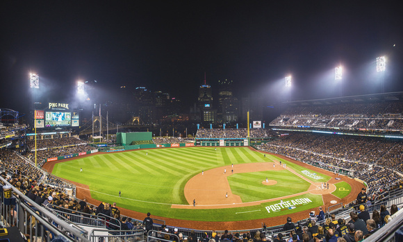Panorama of PNC Park during the 2014 Wild Card game
