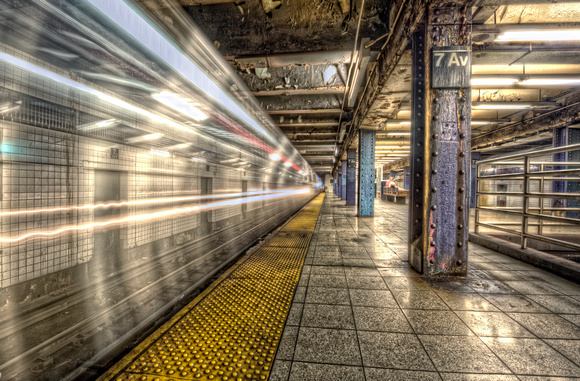 Subway in NYC HDR