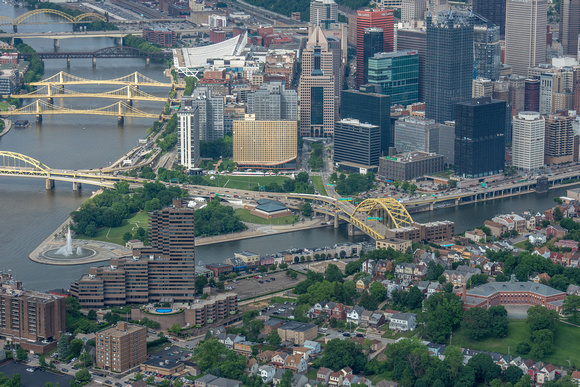 Mt. Washington and downtown Pittsburgh from above