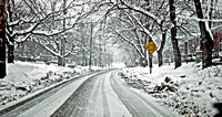 A winter road