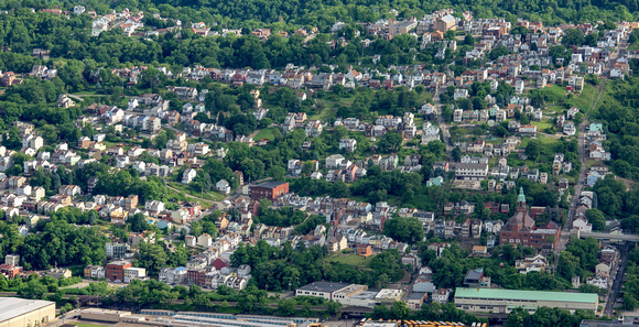 Aerial view of the South Side Slopes