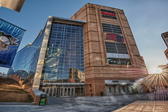 CONSOL Energy Center in the morning HDR