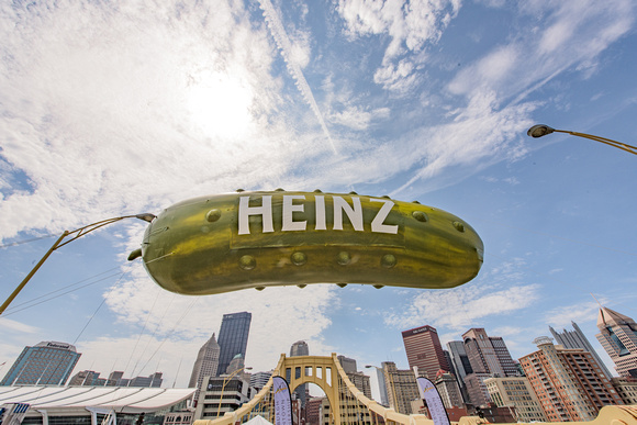 The giant Heinz Pickle for Picklesburgh in Pittsburgh