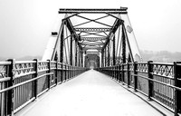 Hot Metal Bridge covered in snow