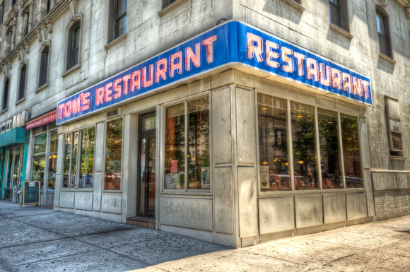 Tom' Restaurant in New York City HDR