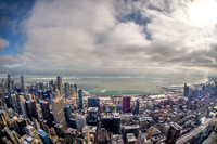 A view of Lake Michigan from the Willis Tower HDR