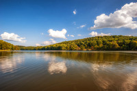 The lake at Keystone State Park HDR