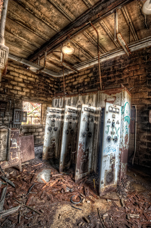 Lockers at Carrie Furnace HDR
