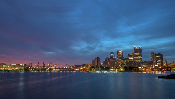 A beautiful sunrise in Pittsburgh