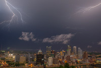Lightning over Pittsburgh from Mt. Washington in the Spring 2014 023