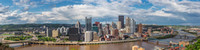 Panoramic view of Pittsburgh from Mt. Washington