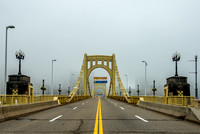 The Clemente Bridge in the fog