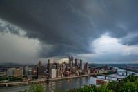 A stormy sky over Pittsburgh