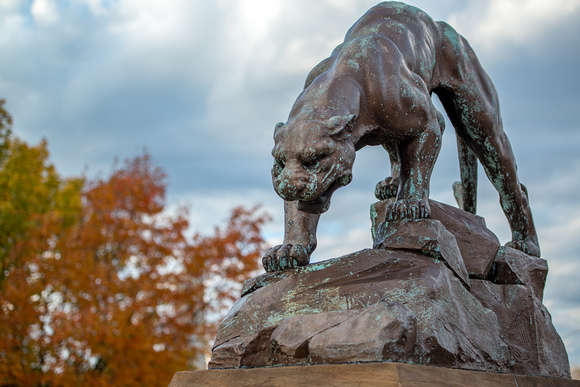 Panther Statue by Panther Hollow Bridge