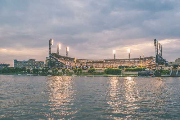 A beautiful summer night for a ballgame at PNC Park in Pittsburgh
