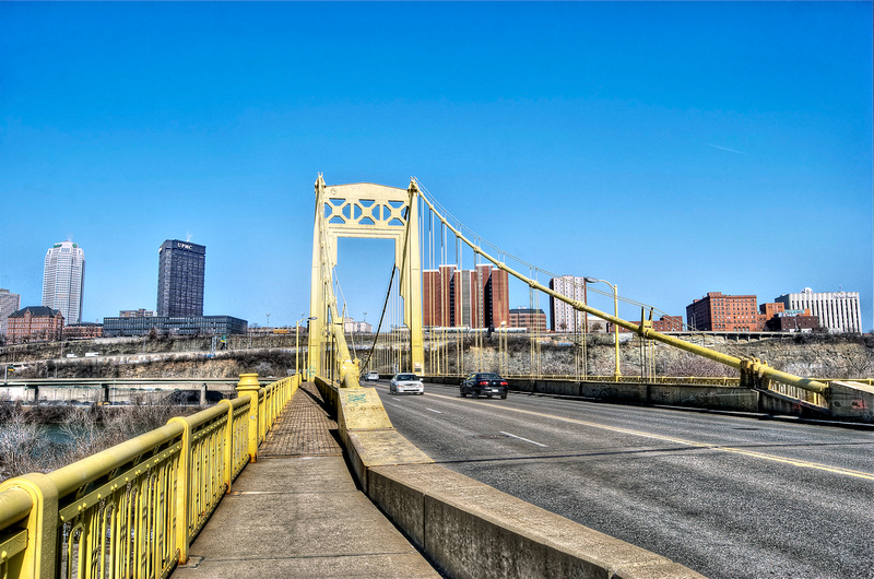 Dave DiCello Photography | Bridges | 10th Street Bridge in Pittsburgh HDR