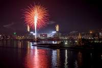 Fireworks explode over Heinz Field in Pittsburgh