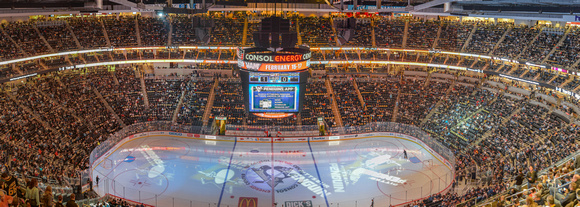 Panorama from inside CONSOL Energy Center, home of the Pittsburgh Penguins