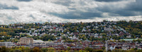 Panorama of the South Side Slopes in the fall in Pittsburgh copy