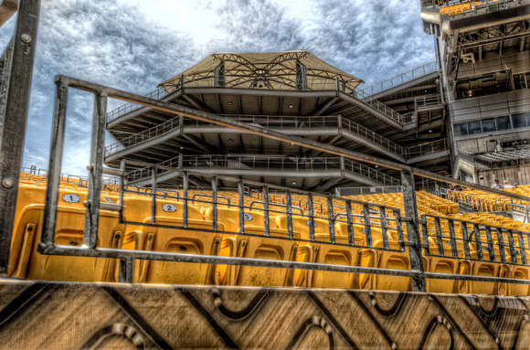 Seats at Heinz Field HDR